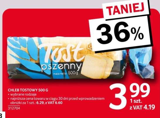 CHLEB TOSTOWY 500 G