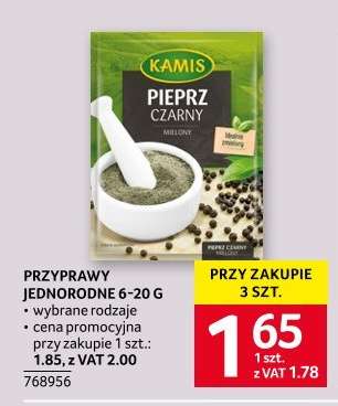 KAMIS PIEPRZ CZARNY MIELONY