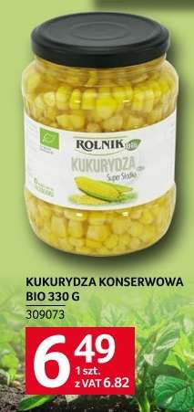 Kukurydza konserwowa BIO 330 g