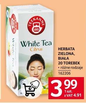 Herbata zielona, biała