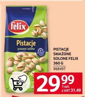 PISTACJE SMAŻONE SOLONE FELIX 360 G