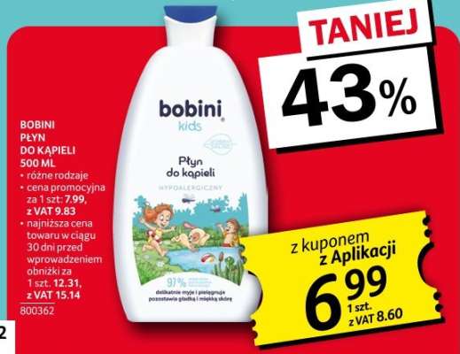 BOBINI PŁYN DO KĄPIELI 500 ML