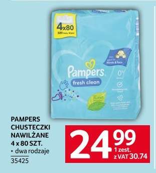 PAMPERS CHUSTECZKI NAWILŻANE 4 x 80 SZT.