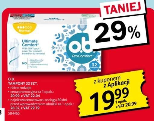 O.B. TAMPONY 32 SZT.