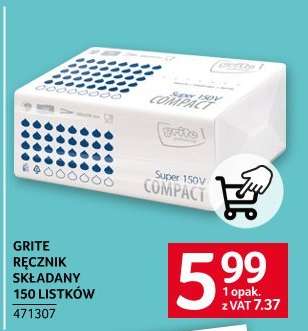GRITE RĘCZNIK SKŁADANY 150 LISTKÓW