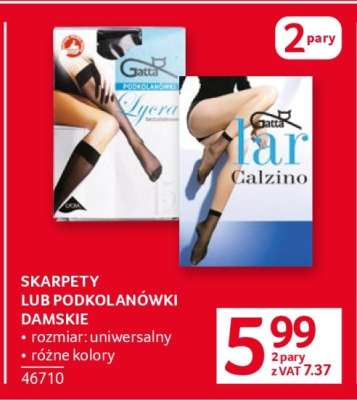 Skarpety lub podkolanówki damskie