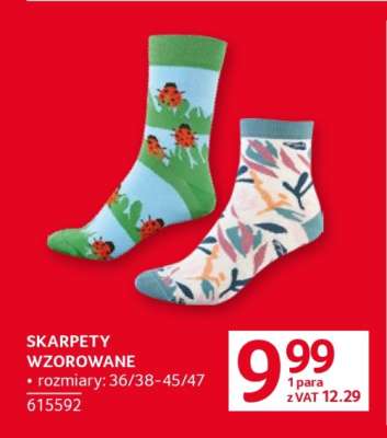 Skarpety Wzorowane