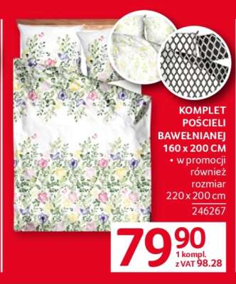 Komplet pościeli bawełnianej