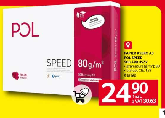 PAPIER KSERO A3 POL SPEED 500 ARKUSZY
