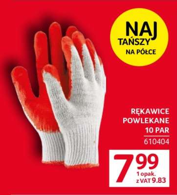RĘKAWICE POWLEKANE 10 PAR
