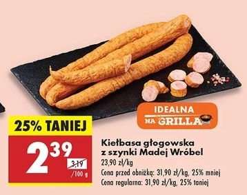 kiełbasa głogowska z szynki Madej Wróbel