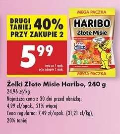 Żelki Złote Misie Haribo 240 g
