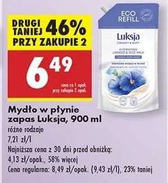Mydło w płynie zapas Luksja 900 ml