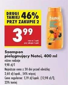 Szampon pielęgnujący Natei, 400 ml
