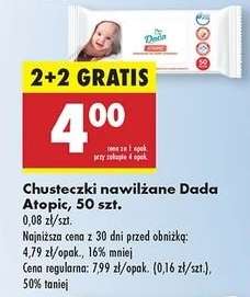 Chusteczki nawilżane Dada Atopic , 50 szt