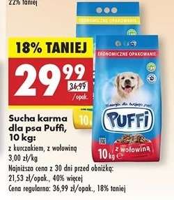Sucha karma dla psa Puffi, 10 kg