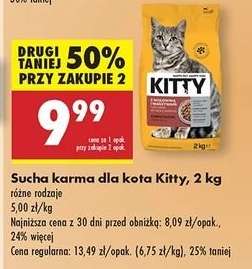 Sucha karma dla kota Kitty, 2 kg