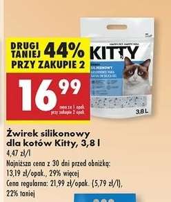 Żwirek silikonowy dla kotów Kitty, 3,8 l