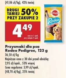 Przysmaki dla psa Rodeo Pedigree , 123 g