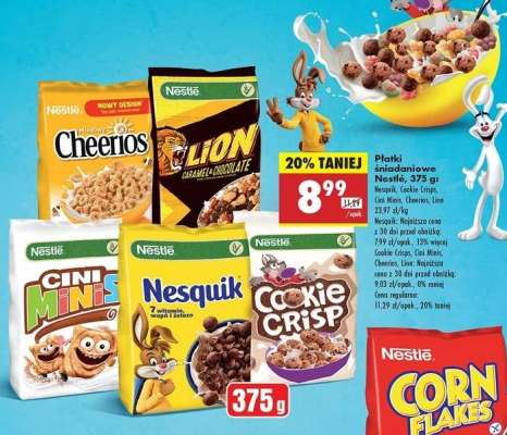 Płatki śniadaniowe Nestlé, 375 g