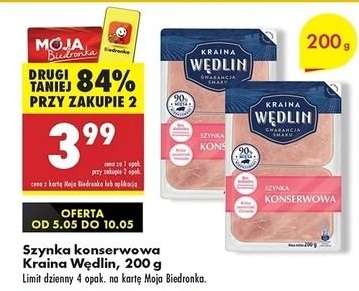 Szynka konserwowa Kraina Wędlin , 200 g