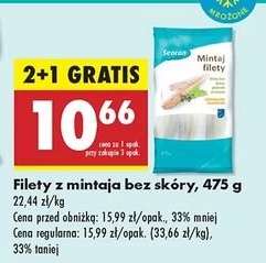 Filety z mintaja bez skóry 475 g