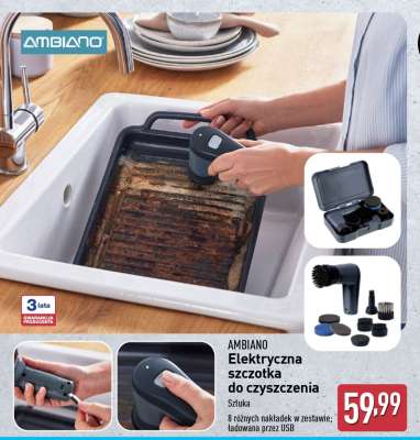AMBIANO Elektryczna szczotka do czyszczenia