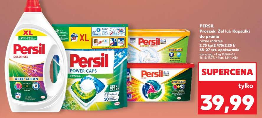 PERSIL Proszek, Żel lub Kapsułki do prania