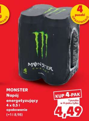 MONSTER Napój energetyzujący 4 x 0,5 l opakowanie