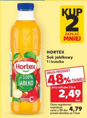 HORTEX Sok jabłkowy 1l butelka