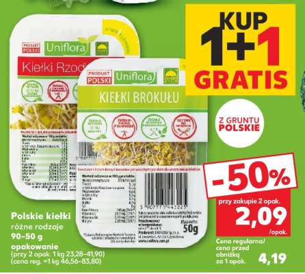 Polskie kiełki różne rodzaje