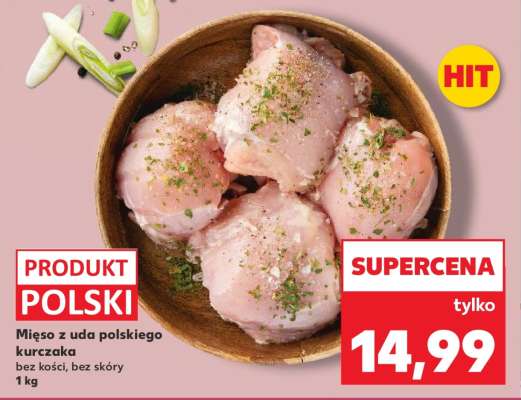 Mięso z uda polskiego kurczaka