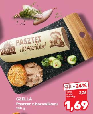 GZELLA Pasztet z borowikami