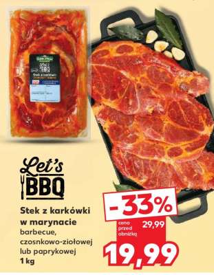 Stek z karkówki w marynacie