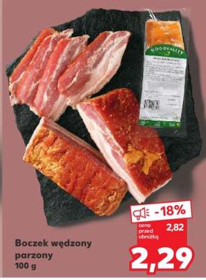 Boczek wędzony parzony