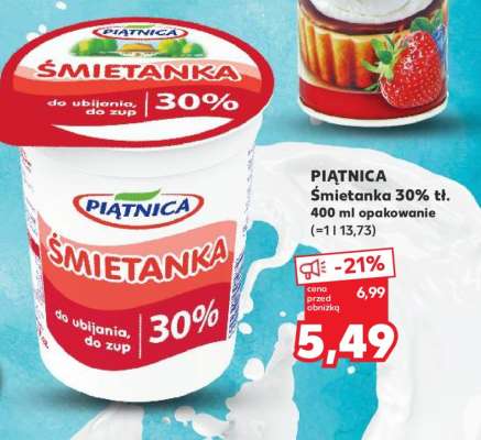 PIĄTNICA Śmietanka 30% tł.