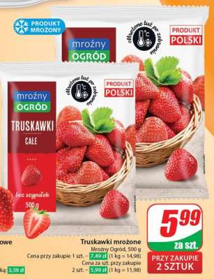 Truskawki mrożone