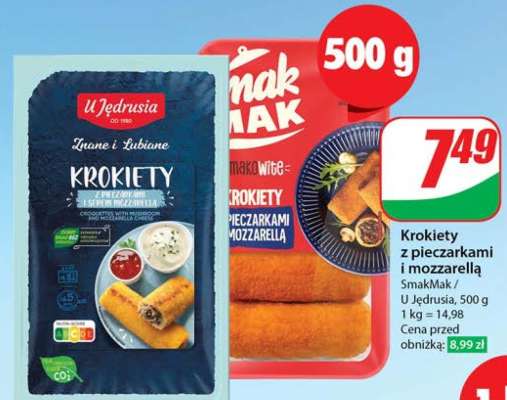 Krokiety z pieczarkami i mozzarellą