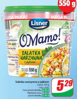 Sałatka warzywna z jajkiem