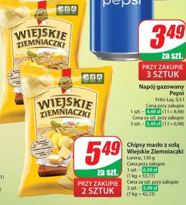 Chipsy masło z solą Wiejskie Ziemniaczki