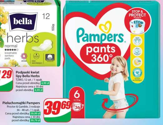 Pieluchomajtki Pampers