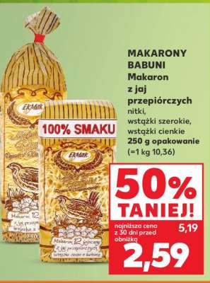 MAKARONY BABUNI Makaron z jaj przepiórczych