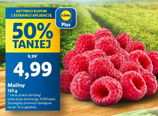 Maliny 125 g