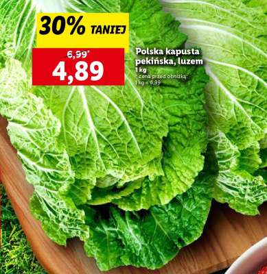 Polska kapusta pekińska, luzem