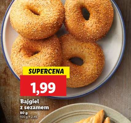 Bajgiel z sezamem