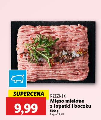 Mięso mielone z łopatki i boczku