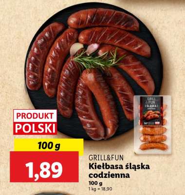 GRILL&FUN Kiełbasa śląska codzienna
