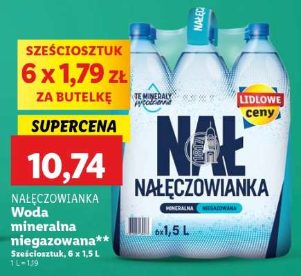 NAŁĘCZOWIANKA Woda mineralna niegazowana**