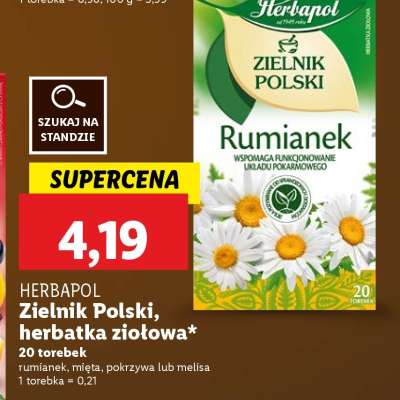 HERBAPOL Zielnik Polski, herbatka ziołowa