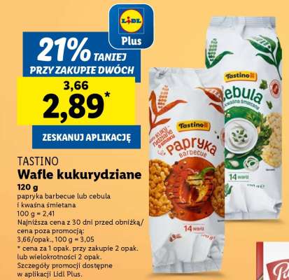 TASTINO Wafle kukurydziane